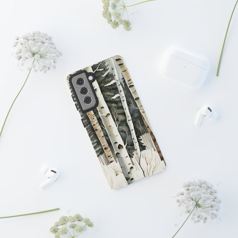 Winter Aspen Trunks - Impact Resistant Phone Case